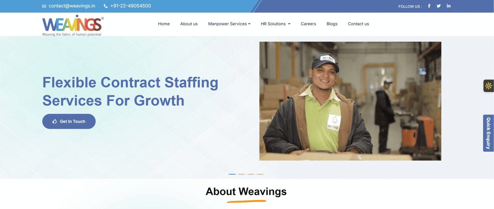 Weavings Website